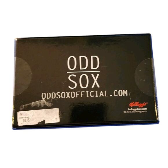NEW Odd Sox Pop Tarts Novelty 3 Pairs Crew Length Socks Men 8-12 Women 9-14 - Picture 2 of 2